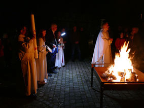 Lumen Christi - Auferstehungsmesse in St. Crescentius (Foto: Karl-Franz Thiede)